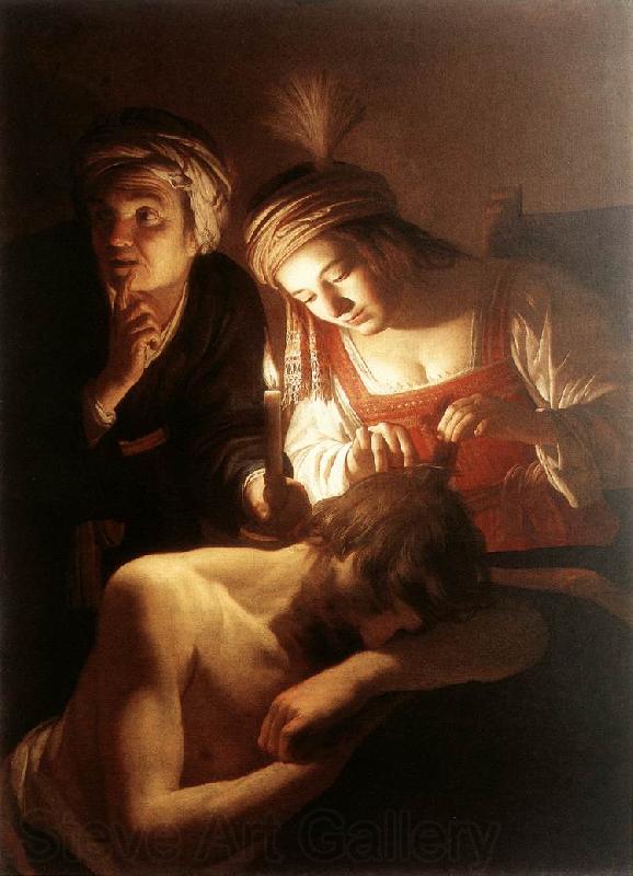 HONTHORST, Gerrit van Samson and Delilah sf